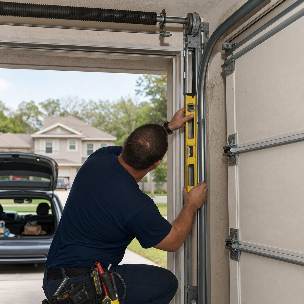 Single Car Door Installation
